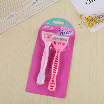 The new customized manual shaver three-layer shaver blade manual razor blade manual shaving kit.