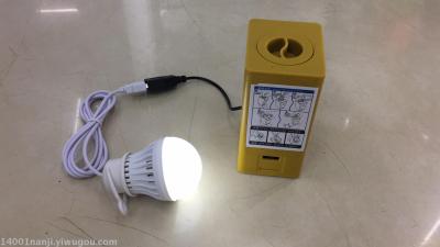 LED saltwater lamp 3W Marine electric light air can battery new energy emergency lamp.