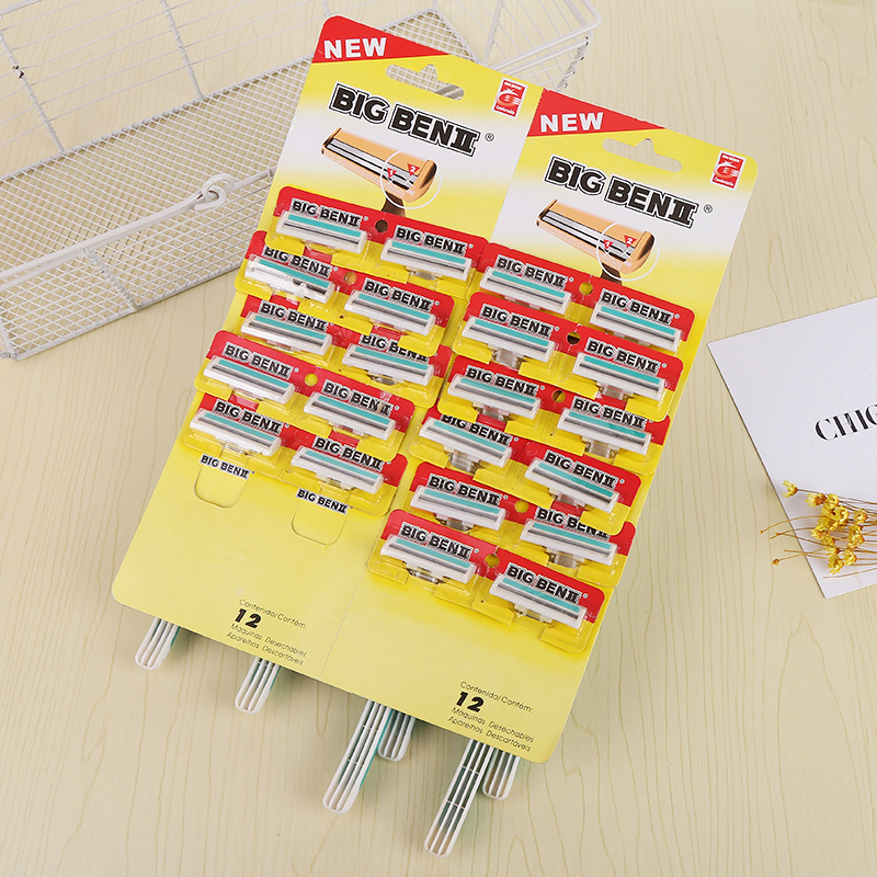 厂家直销 一次性剃须刀 手动刮胡刀 双层不锈钢 酒店一次性用品