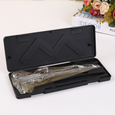 Black plastic box packaging precision caliper steel quality caliper