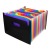 Amazon Hot Large Capacity 24 Grid Color Inner Page Rainbow File Holder Multi-Layer Desktop Folder