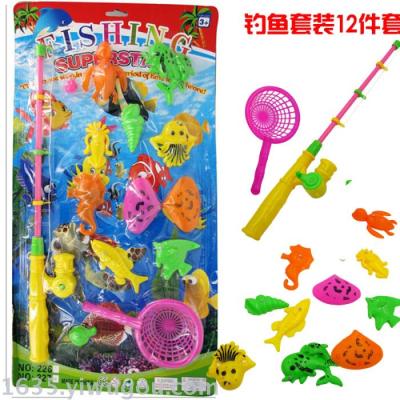 Special price wholesale children yizhi toys magnetic children single rod fishing toy sets wholesale toys.