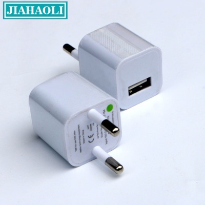 Jhl-cq002 green point 1A charger single USB cell phone universal charge of European rules and regulations..