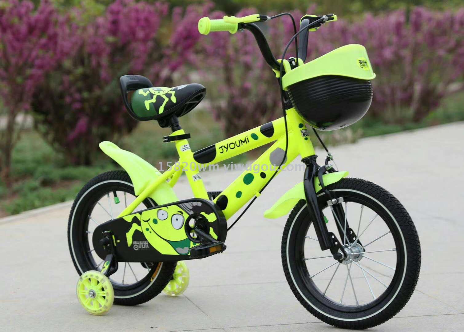 儿童自行车 童车 带塑料篮子 12寸14寸16寸