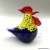Glass crafts glass chicken lovely animal household decoration new house decoration.