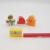 Pencil with 3 Christmas shape erasers set