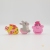 Pencil with 3 animal shape erasers set