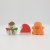 Pencil with 3 Christmas shape erasers set