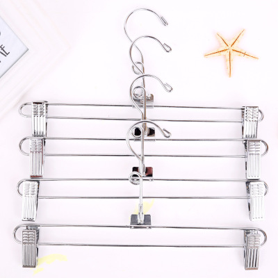 Supply Double Wire Pant Rack Chrome Plated Double Wire Pant Rack Metal Pant Rack Iron Pant Rack