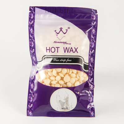 Hair removal wax beans strips free 100g hard wax milk flavor
