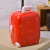Factory direct sale small bag shape happy luggage piggy bank storage tank pure