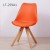 Tulip Chair PU Leather Dining Chair Modern Simple Eames Soft Bag Backrest Chair Leisure Solid Wood Negotiating Dining Chair