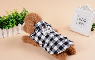 Pet clothes autumn winter teddy poodle dog two-clothes Chinese style two feet