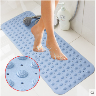 Bathroom Non-Slip Mat Shower Room Floor Mat Bath Home Large Waterproof Toilet Hollow Massage Foot Mat