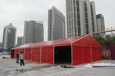 Outdoor hot sale aluminum alloy tent celebration tent with cloth and curtain 10*35m