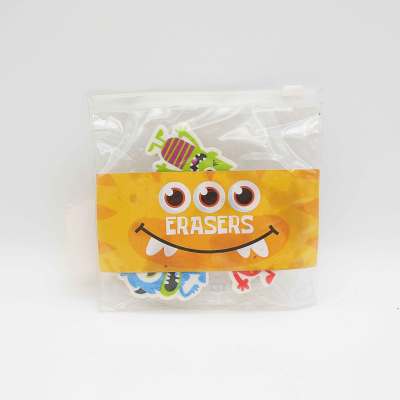 4 Monsters Thermal transfer erasers set