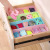 Candy color underwear box plastic classified desktop storage box drawer socks box