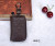 New top layer leather figure 8 car key bag leather key bag key chain safety chain key chain