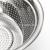 Stainless steel drain basin kitchen household 24-70 extra thick washing rice sieve washing vegetables fruit basin 