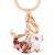 Carp car alloy key ring girl's bag hanging pendant