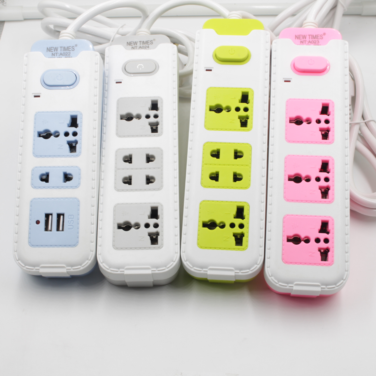 厂家直销USB智能插板 USB插座 新款外贸排插 nes times socket