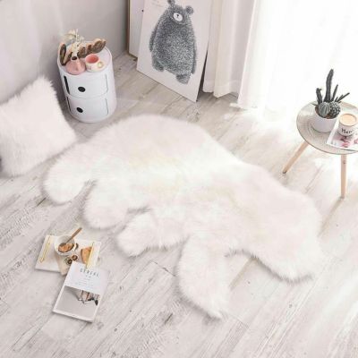 New fur animal pattern imitation fur floor mat