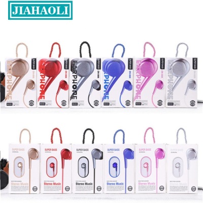 Jhl-re059 in-ear headphones a new low-pitched microphone for cellular phone universal headphones hot style.
