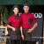 sleeve hotpot shop uniform men and women