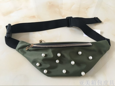  Europe and the United States hot hot style military green outdoor ladies fashion sports Fanny pack