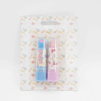2 Lipstick series erasers set