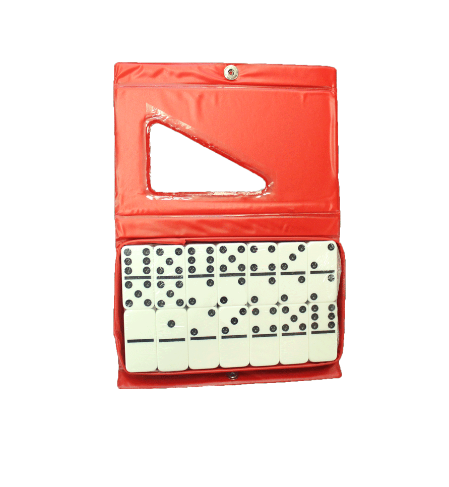 Dominoes domino leather boxes small open window dominoes custom domino manufacturers direct sales