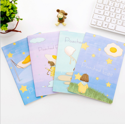 A5 small fresh notebook car line soft copy creative Korean stationery book for students with notepad