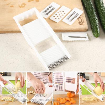 Kitchen Multi-Function Vegetable Chopper Cut Potatoes Grater Potato Grater Radish Cucumber Slicer Grater