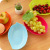 Leaf shaped fruit plate sitting room leaf shaped melon seeds snacks dried fruit plate candy plate cold dishes