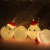 Christmas led lights string the white ball snowman lamp string the market room layout light photograph