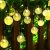 Solar energy lamp strings outdoor hanging lamps 10 meters domestic courtyard colorful lights European and American hot 