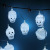 Halloween 20 lamp ghost battery lamp pumpkin skull led Easter decoration lantern strings