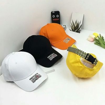Hat girls summer and Korean version chic casual with students in orange tequila hip-hop street streets
