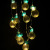 Creative LED pineapple battery lamp series wedding Christmas birthday children's room decoration lamp hom