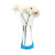 Foldable plastic transparent fresh PVC flower vase in stock