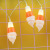 LED lights string summer sweetheart ice cream cones 10 children's rooms decorated with window decorations