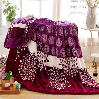 Custom-made blanket gift flannel baby flannel double sided flannel foreign trade processing blanket coralloid gift box
