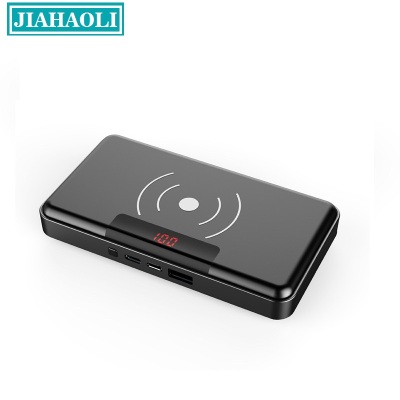 Jhl-wx003 wireless mobile power 10000 mah QI wireless charging treasure three-in-one wireless charging.