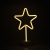 Led star star pentagonal unicorn with base lamp neon lights ins pose for decorative desk lamp