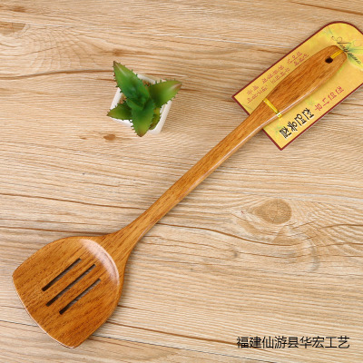 Wooden spatula for non - stick pan flat bottom pan wooden spatula large fry shovel