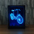 Bicycle fashion creative 3D gift lamp bedside lamp led night lamp decorative atmosphere acrylic photo frame 416