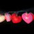 Bright heart diy handmade creative heart lantern birthday gift