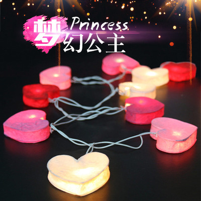 Bright heart diy handmade creative heart lantern birthday gift