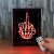 New middle finger 3d acrylic photo frame lamp 7color remote touch creative night light gift lamp 405