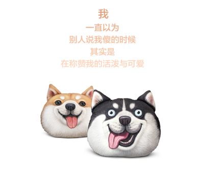 New 2018 cat dog pillow cartoon pillow car cushion